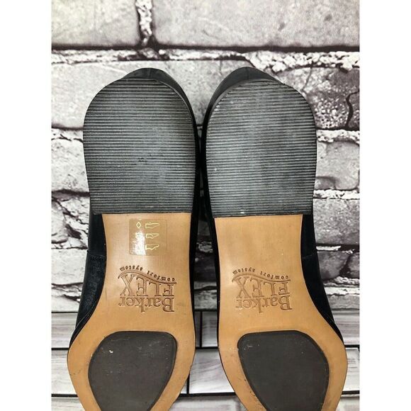 Barker Flex Fine English Shoes Navy Blue Leather Loafers Women Sz 7AA US/37.5EU - Picture 13 of 16